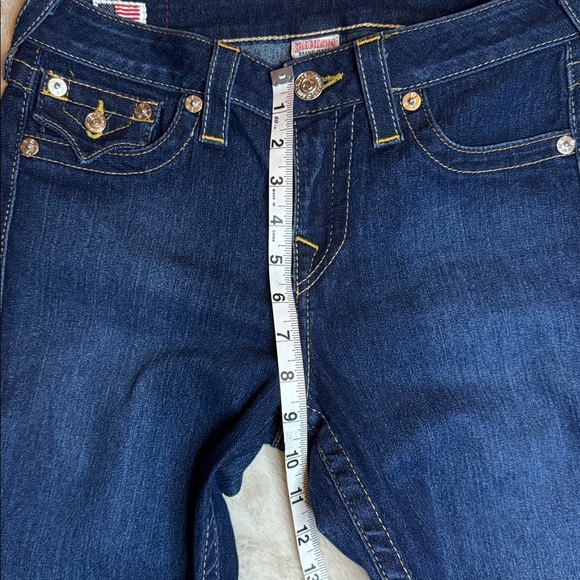 Like New! True Religion Serena Indigo Women's Stretch Super Skinny Jeans sz 29 - Picture 9 of 14